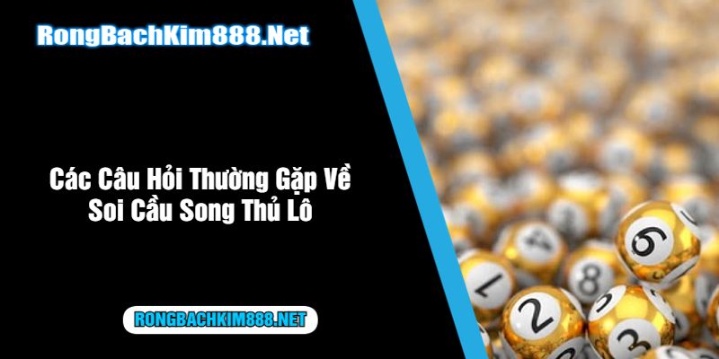 Các Câu Hỏi Thường Gặp Về Soi Cầu Song Thủ Lô